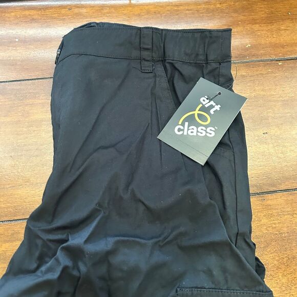 Girls' Wide Leg Cargo Chino Pants - art class™ Size Large - Picture 3 of 4